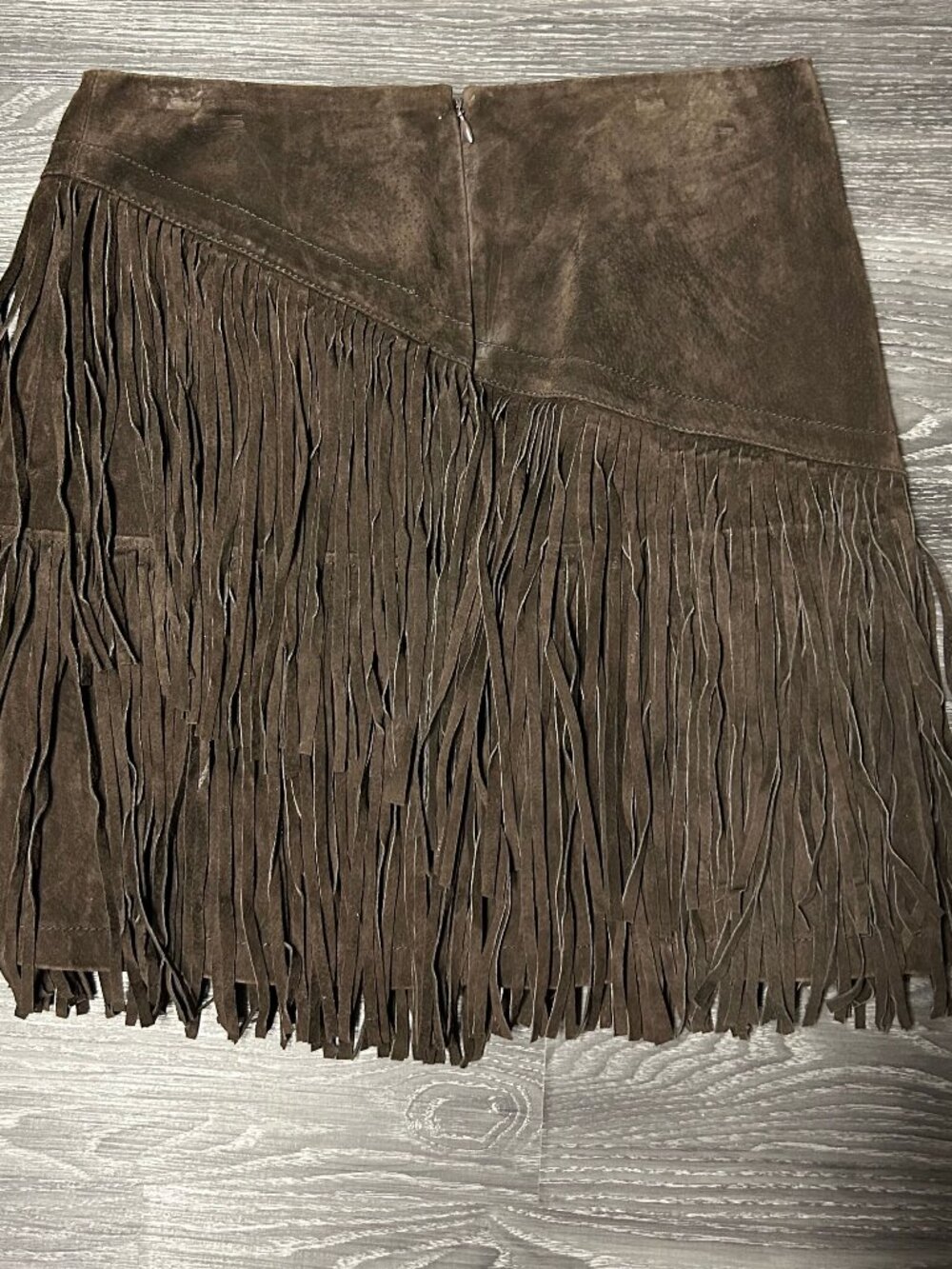 Ariat Suede Fringe Mini Skirt - Picture 4 of 4